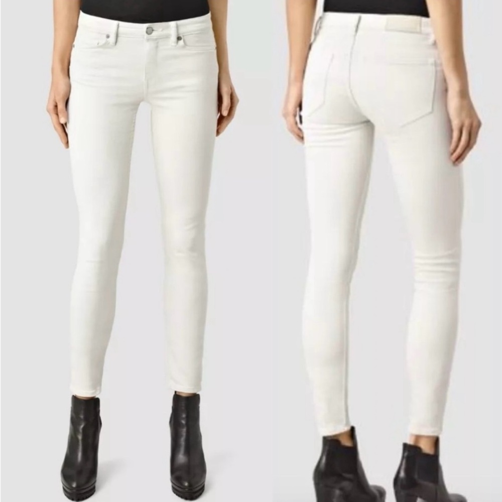 ALL SAINTS SKINNY JEANS SZ27